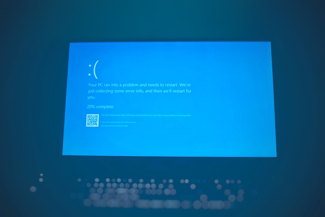 black flat screen computer monitor