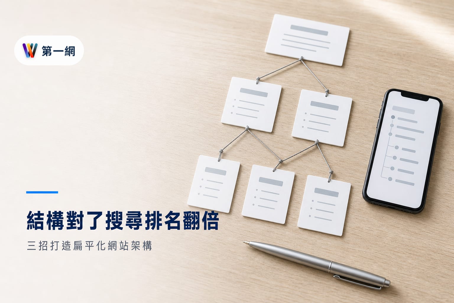網站內部連結與架構優化:透過扁平化層級與邏輯鏈結提升搜尋排名與使用者留存