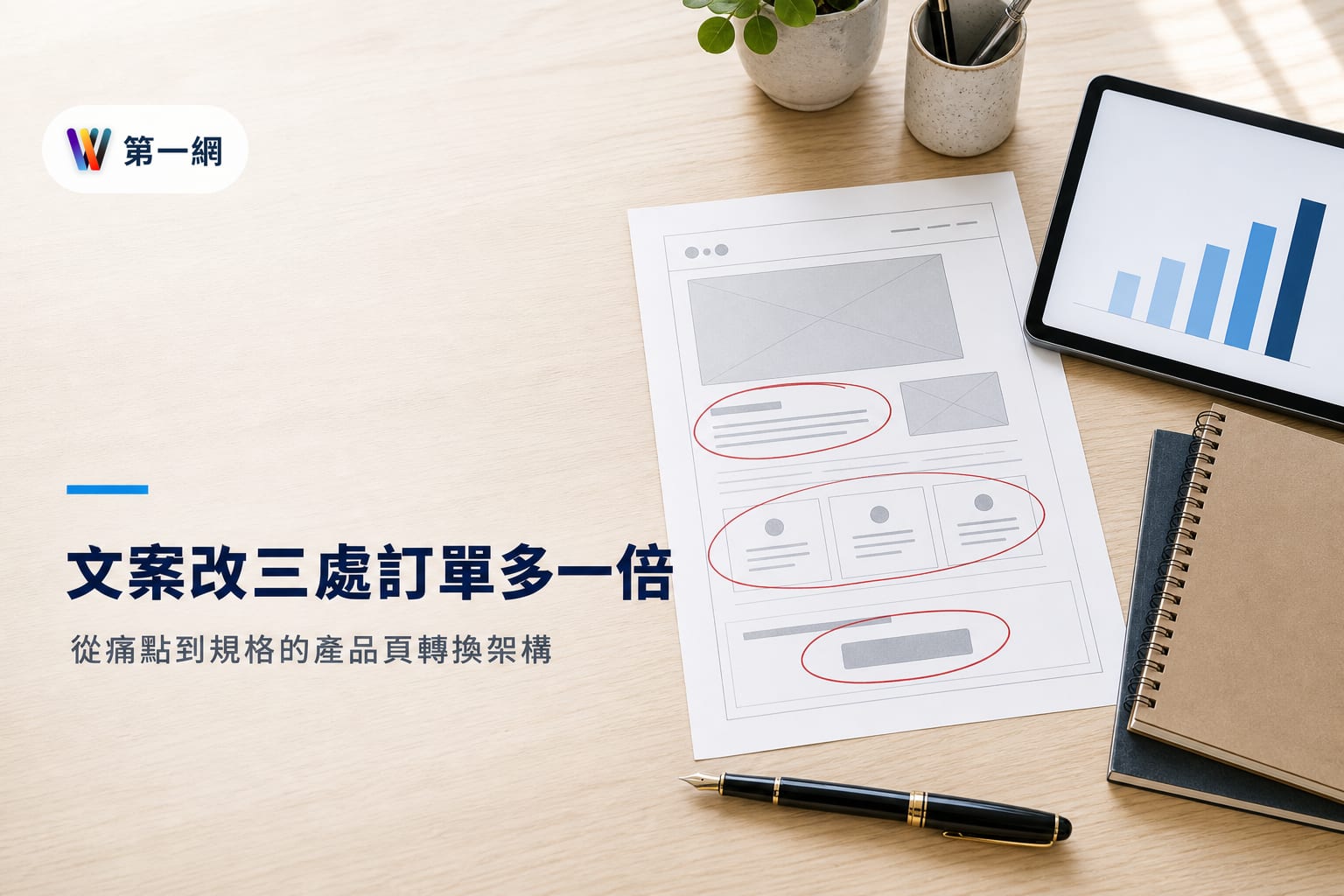 產品頁文案提高轉換率的具體架構:從痛點情境到規格數據的排版邏輯與決策清單
