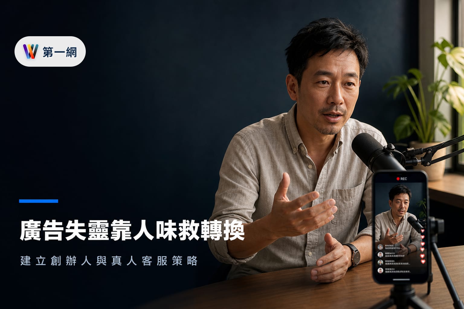 數位行銷捨棄純廣告投放：建立真人客服與創辦人 IP 以降低獲客成本