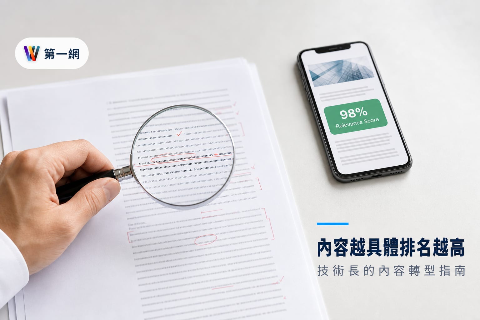 企業內容轉型具體性實踐指南:滿足 AI 檢索權重與真人讀者轉化率的判斷準則