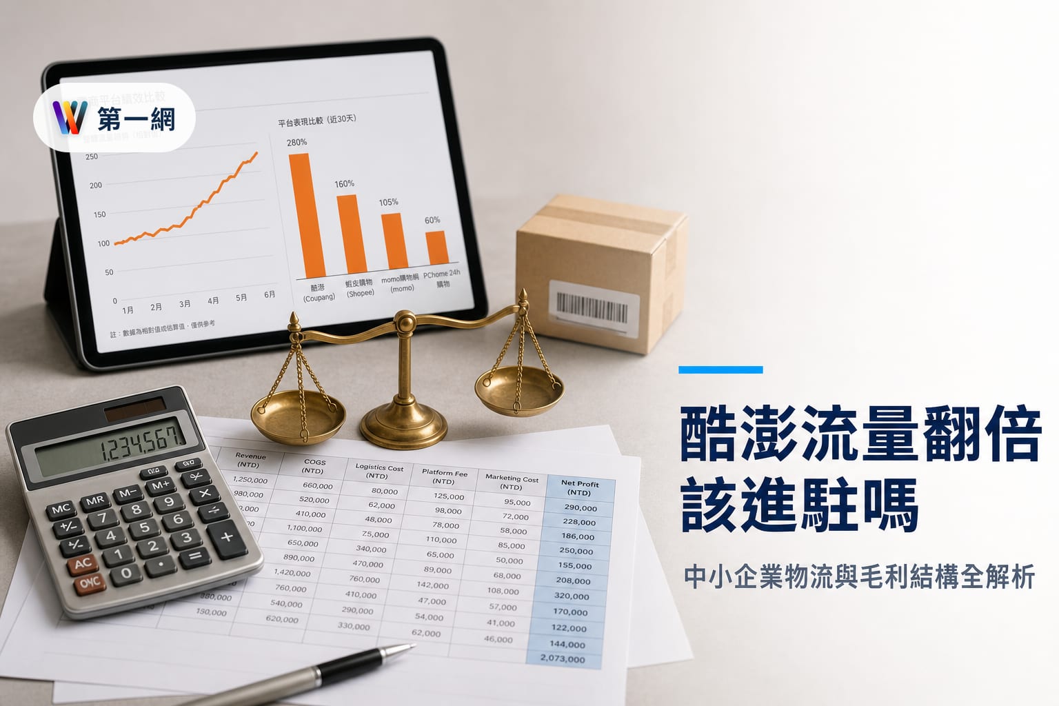 中小企業應對酷澎衝擊的決策指南:從物流成本、毛利結構與客群重疊判斷是否進駐